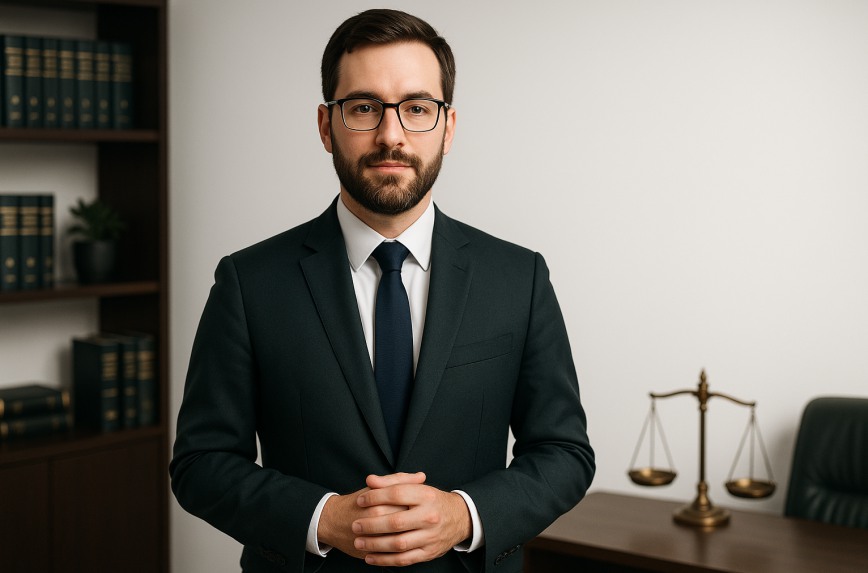 Portrait of James Dighero, founder and attorney